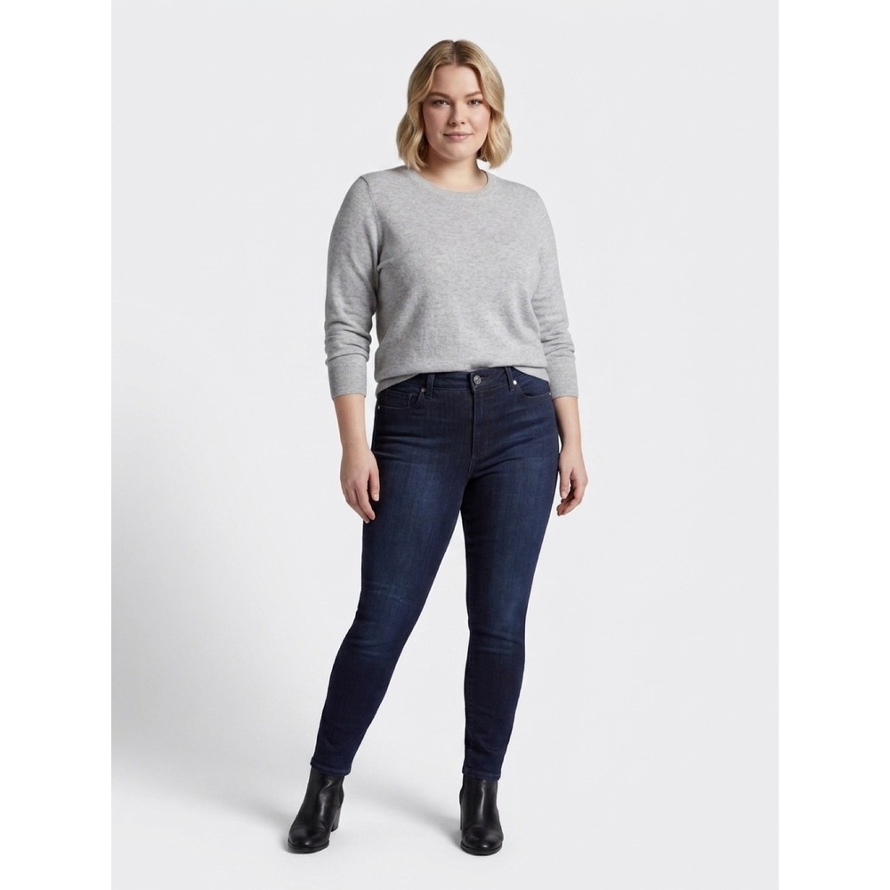 PAIGE Hoxton Ankle High Rise Skinny‎ Jeans Dark Wash Stretch Women's Size 31